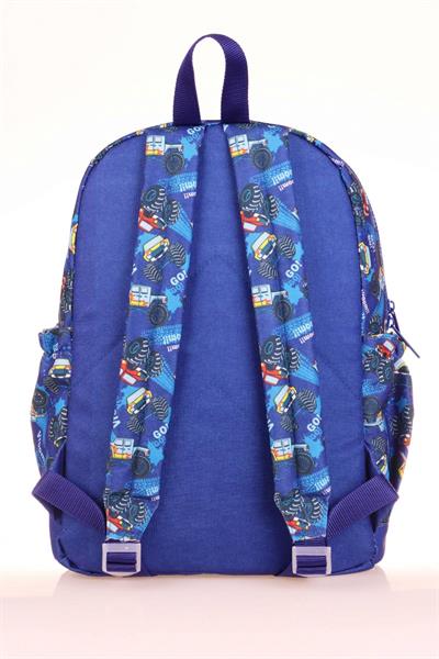 Kaukko Kids Lacivert Arazi Aracı Erkek Çocuk Okul Sırt Çantası
