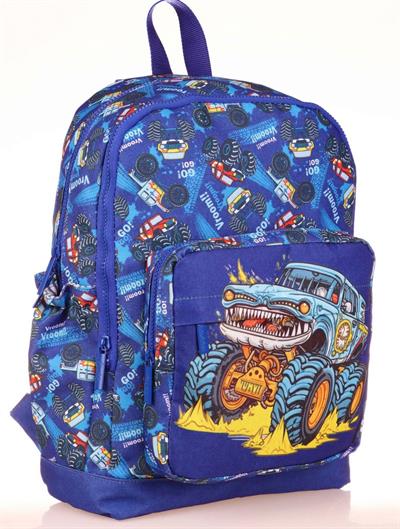 Kaukko Kids Lacivert Arazi Aracı Erkek Çocuk Okul Sırt Çantası