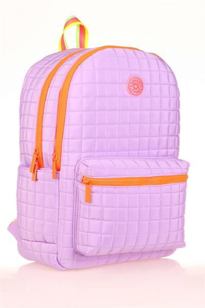 Kaukko Kids Lila Turuncu Kız Çocuk Ortaokul ve Günlük Sırt Çantası