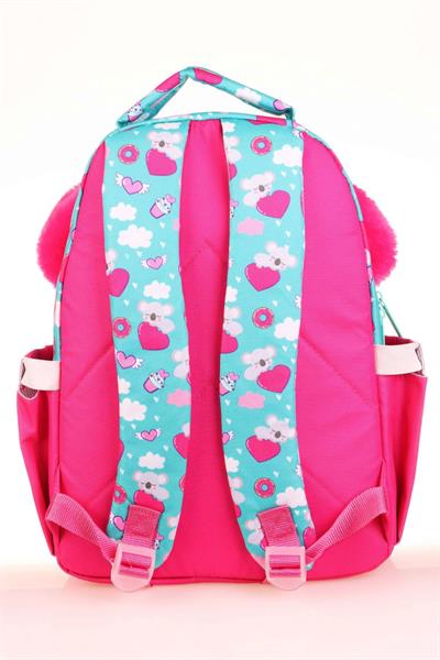 Kaukko Kids Sevimli Koala Yeşil Kız Çocuk Okul Sırt Çantası