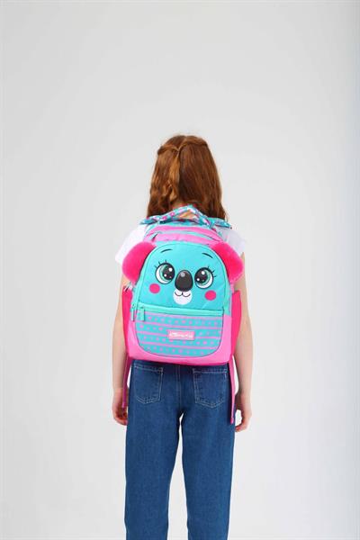 Kaukko Kids Sevimli Koala Yeşil Kız Çocuk Okul Sırt Çantası