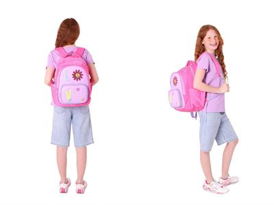 Kaukko Kids Simli Love Desenli Kız Çocuk Okul Çantası ve Üç Gözlü Kalem Çantası Seti (L5211+L8211)