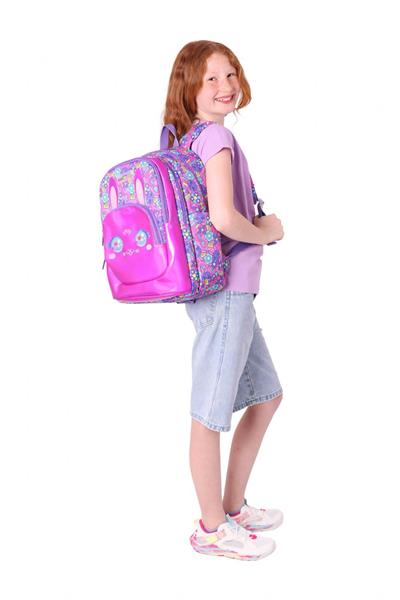 Kaukko Kids Tavşan Şekilli Kız Çocuk Dört Gözlü Okul Çantası - L5220