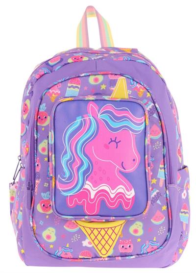 Kaukko Kids Üç Gözlü (Kız Çocuk) Okul Sırt Çantası (Unicorn Detaylı) - L5224