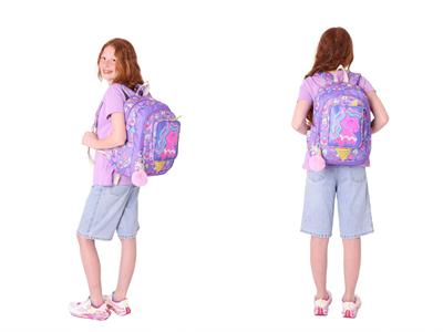 Kaukko Kids Unicorn Detaylı Okul Çantası (L5224) ve Thermo Beslenme Çantası (L7224) Seti - Kız Çocuk