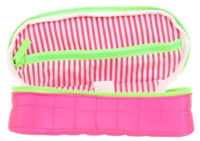 Kaukko Kız Çocuk Pembe Özel Bölmeli Organizer Okul ve Günlük Kalem Çantası - K2622