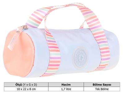 Kaukko Kız Çocuk Tek Bölme Taşıma Askılı Kalem Çantası - Mavi - K2598