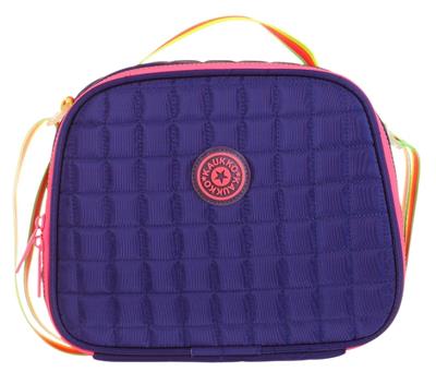 Kaukko Lacivert Pembe Kız Çocuk Kapitone Isı Yalıtımlı (Termoslu) Beslenme Çantası - K9048