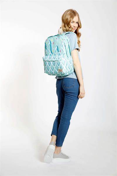 Kaukko Layer Mint Dondurma Okul ve Günlük Sırt Çantası - Mint Ice Cream