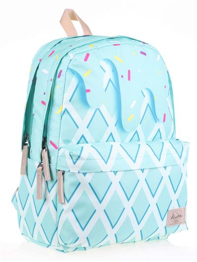 Kaukko Layer Mint Dondurma Okul ve Günlük Sırt Çantası - Mint Ice Cream