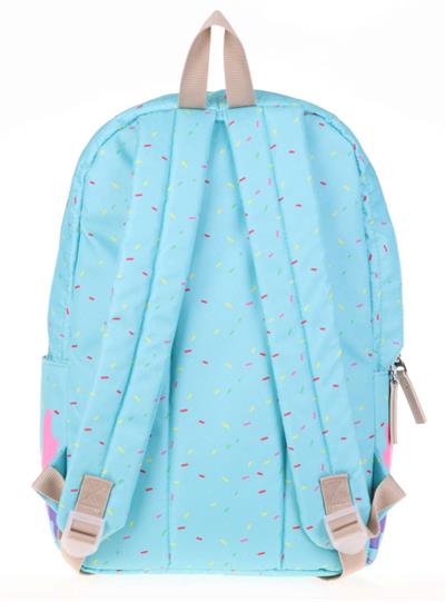 Kaukko Layer Turkuaz Pembe Okul ve Günlük Sırt Çantası - Good Vibes