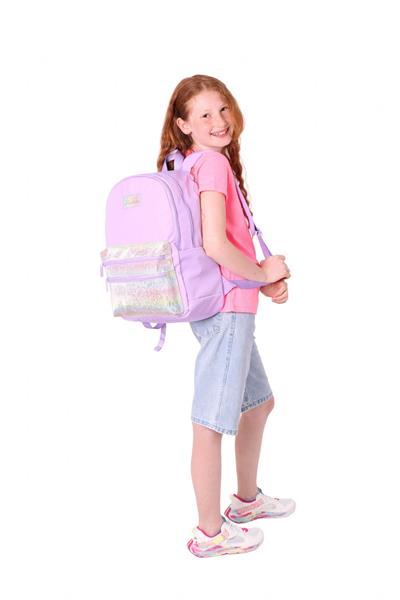 Kaukko Magic Dreams Kız Çocuk Dört Bölmeli Pembe Çok Renkli Okul Sırt Çantası (İlkokul+Ortaokul) - K1817