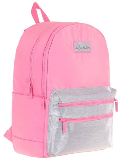 Kaukko Magic Dreams Kız Çocuk Dört Bölmeli Pembe Gri Okul Sırt Çantası (İlkokul+Ortaokul) - K1816