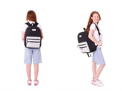 Kaukko Magic Dreams Okul Sırt Çantası ve Şeffaf Kalem Çantası Seti - Kız Çocuk - Siyah