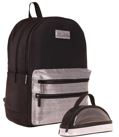 Kaukko Magic Dreams Okul Sırt Çantası ve Şeffaf Kalem Çantası Seti - Kız Çocuk - Siyah