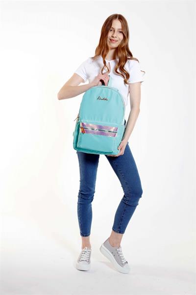 Kaukko Magic Gloss Mint Okul Çantası - İlkokul Ortaokul