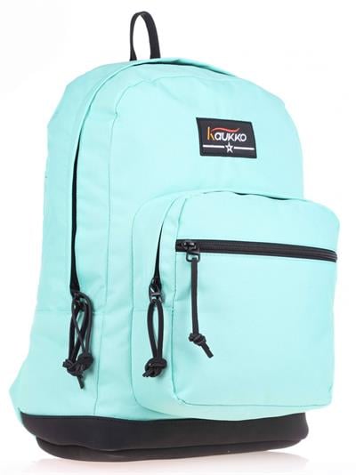 Kaukko Mint Üç Bölmeli Okul Günlük Sırt Çantası ve Kalemlik Seti