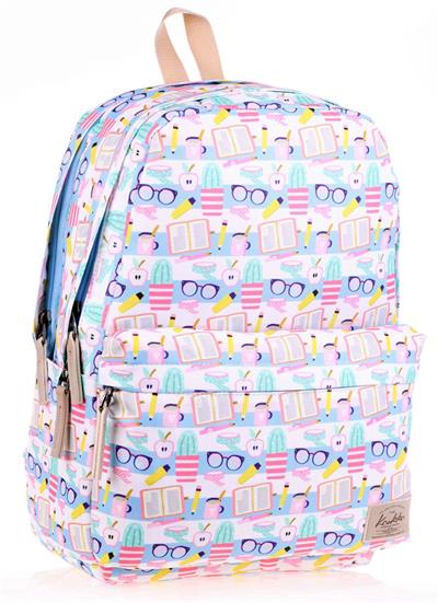 Kaukko Nature Apple Cactus Kız Okul ve Günlük Sırt Çantası