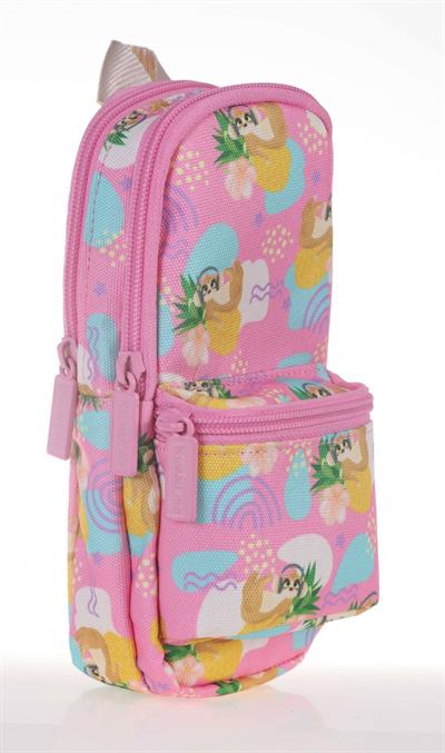 Kaukko Nature Junior Bag Tembel Maymun Kalem Çantası - Kız Çocuk