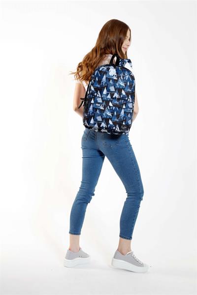 Kaukko Nature Lacivert Mountain Okul ve Günlük Sırt Çantası