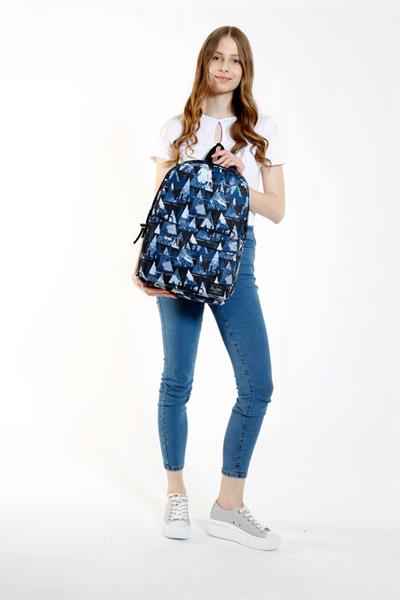 Kaukko Nature Lacivert Mountain Okul ve Günlük Sırt Çantası