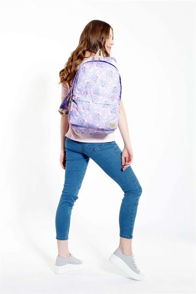 Kaukko Nature Lila Flamingo Kız Okul ve Günlük Sırt Çantası