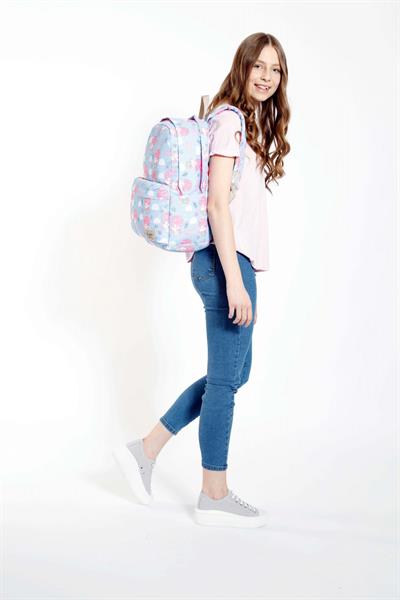 Kaukko Nature Mavi Pembe Travel Magic Kız  Okul ve Günlük Sırt Çantası