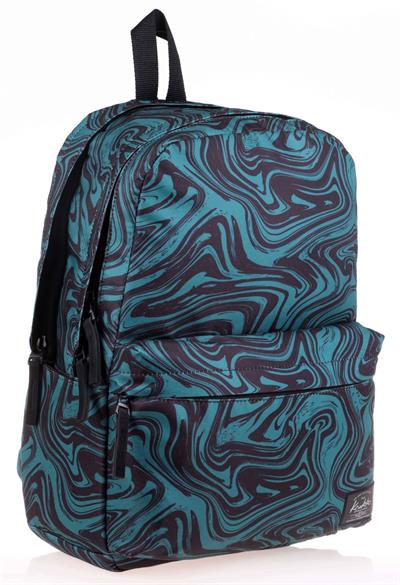 Kaukko Nature Mint Marbling Kız Okul ve Günlük Sırt Çantası