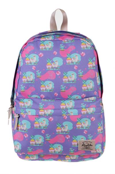 Kaukko Nature Mor Lama Okul ve Günlük Sırt Çanta Seti