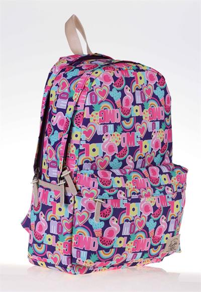 Kaukko Nature OMG Baskılı İlk ve Ortaokul Sırt Çantası