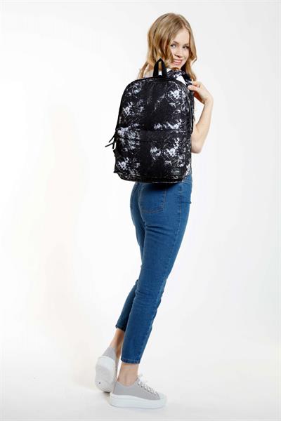 Kaukko Nature Siyah Paint Okul ve Günlük Sırt Çantası