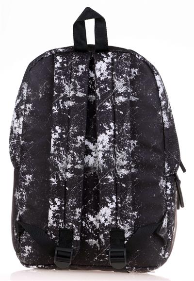 Kaukko Nature Siyah Paint Okul ve Günlük Sırt Çantası