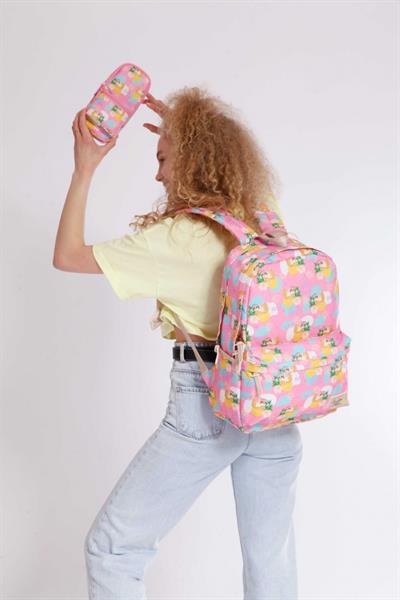 Kaukko Nature Tembel Maymun Okul ve Günlük Sırt Çanta Seti