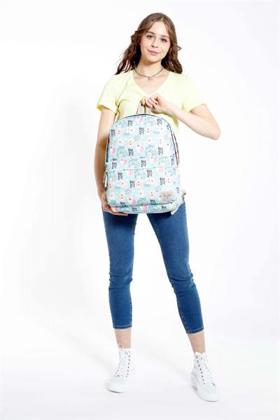 Kaukko Nature Yeşil Köpek Kız Okul ve Günlük Sırt Çantası