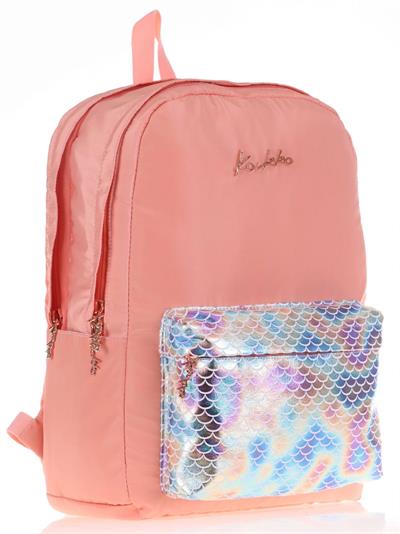 Kaukko Parlak Somon Okul Sırt Çantası ve Kalemlik Seti