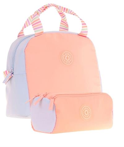 Kaukko Quick Kız Çocuk Beslenme Çantası (K9067) ve Kalemlik (K2703) Seti