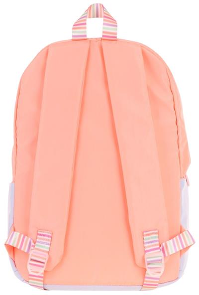 Kaukko Quick Kız Çocuk Üç Bölmeli Somon Kapitone Detaylı Okul Sırt Çantası - K1792