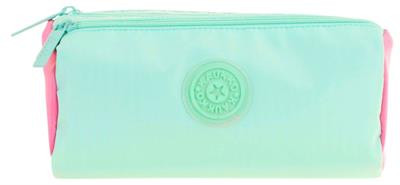 Kaukko Quick Üç Bölmeli Su Yeşili Pembe Kalem Çantası - Kız Çocuk - K2701