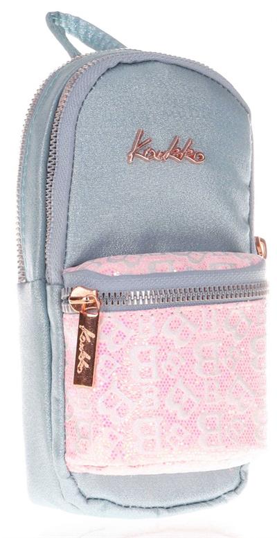 Kaukko Simli Gri Okul Sırt Çantası ve Kalemlik Seti - Ortaokul-Lise