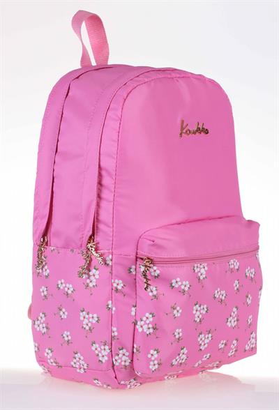 Kaukko Soft Floral Çiçekli Okul ve Günlük Sırt Çantası