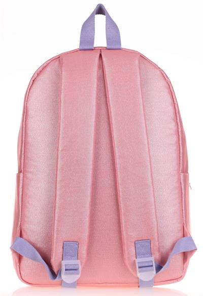 Kaukko Sparkle Duble Somon Okul Sırt Çantası - Simli Kumaş - Ortaokul Lise Günlük