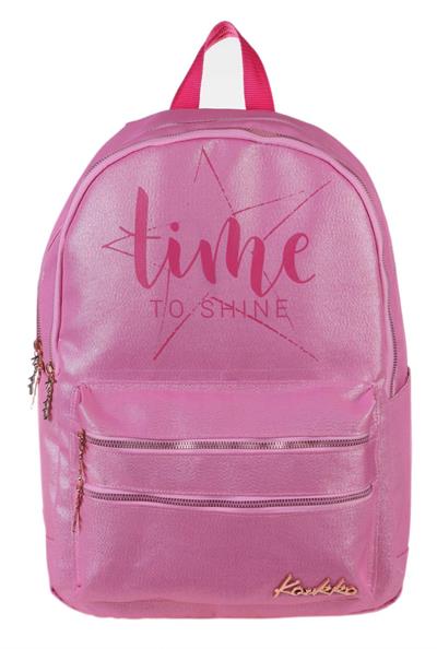 Kaukko Sparkle Time To Shine Baskılı Okul ve Günlük Sırt Çantası