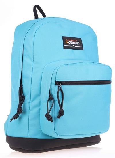 Kaukko Turkuaz Üç Bölmeli Okul ve Günlük Sırt Çantası - Ortaokul, Lise, Kolej