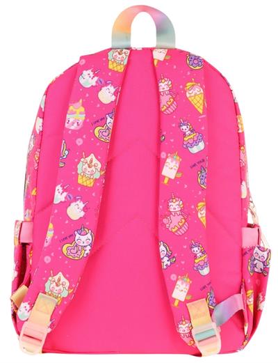 Kaukko Üç Bölmeli Kız Çocuk İlkokul Sırt Çantası (L5227) - Pembe - Kauçuk Dondurma
