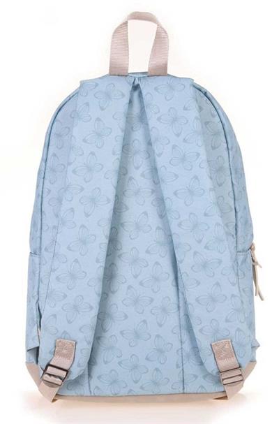 Kaukko Wichlight Butterfly Kız Çocuk Okul ve Günlük Sırt Çantası - Mavi Pembe