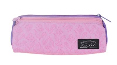 Kaukko Wichlight Mor-Pembe Çiçekli Okul ve Günlük Sırt Çanta Seti - Kız