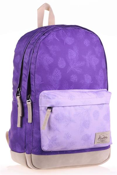 Kaukko Wichlight Üç Bölmeli Mor Okul ve Günlük Sırt Çantası - Kız