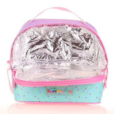 Kaukko Kids Kız Çocuk Üçlü İlkokul 1.2.3.4. Sınıf Okul Çanta Seti - Sevimli Kedi Şekilli - Pembe Yeşil