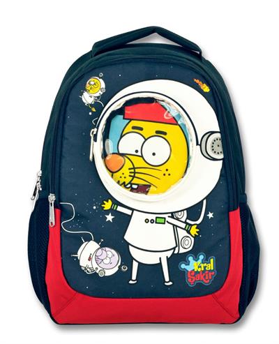 Kral Şakir 3 Boyutlu Astronot İlkokul Çantası Ve Kalemlik Seti