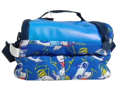 Me Team Shark Baskılı İki Bölmeli Beslenme Çantası - Erkek Çocuk